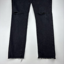 Load image into Gallery viewer, Girls Target, distressed stretch denim jeans, adjustable, Inside leg: 68cm, GUC, size 16,  