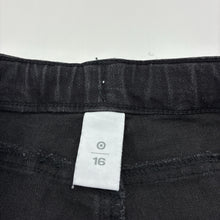 Load image into Gallery viewer, Girls Target, distressed stretch denim jeans, adjustable, Inside leg: 68cm, GUC, size 16,  