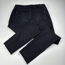 Load image into Gallery viewer, Girls Target, distressed stretch denim jeans, adjustable, Inside leg: 68cm, GUC, size 16,  