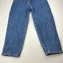 Load image into Gallery viewer, Boys KIDS STUFF, vintage blue denim jeans, elasticated, Inside leg: 42cm, EUC, size 4,  