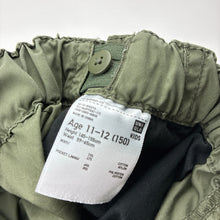 Load image into Gallery viewer, Unisex Uniqlo, khaki lightweight cargo pants, adjustable, Inside leg: 57cm, EUC, size 11-12,  