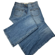 Load image into Gallery viewer, Girls J Girl, stretch denim bootcut jeans, adjustable, Inside leg: 67cm, GUC, size 10,  