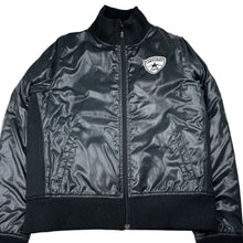Load image into Gallery viewer, Womens CONVERSE, black bomber jacket / coat, Sz: XL, armpit to armpit: 51cm, shoulder to cuf: 65cm, GUC, size 10-12,  
