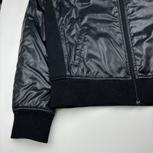 Load image into Gallery viewer, Womens CONVERSE, black bomber jacket / coat, Sz: XL, armpit to armpit: 51cm, shoulder to cuf: 65cm, GUC, size 10-12,  