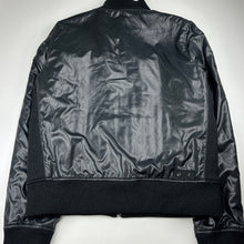 Load image into Gallery viewer, Womens CONVERSE, black bomber jacket / coat, Sz: XL, armpit to armpit: 51cm, shoulder to cuf: 65cm, GUC, size 10-12,  