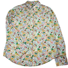 Load image into Gallery viewer, Womens MARCS, colourful lightweight cotton long sleeve shirt, armpit to armpit: 49cm, shoulder to cuff: 61cm, EUC, size 8,  