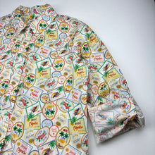 Load image into Gallery viewer, Womens MARCS, colourful lightweight cotton long sleeve shirt, armpit to armpit: 49cm, shoulder to cuff: 61cm, EUC, size 8,  
