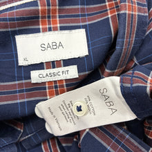 Load image into Gallery viewer, Mens SABA, Classic Fit lightweight long sleeve shirt, armpit to armpit: 58cm, shoulder to cuff: 66cm, GUC, size XL,  