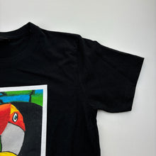 Load image into Gallery viewer, Unisex PB Clothing, black cotton tee / top, toucans, EUC, size 8,  