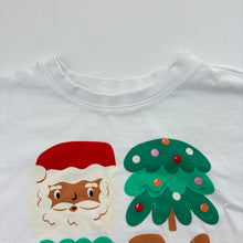Load image into Gallery viewer, Girls Target, cropped Christmas tee / top, no size, armpit to armpit: 40cm, FUC, size 10,  