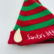 Load image into Gallery viewer, Unisex Matalan, fleece Christmas elf hat, EUC, size 1-2,  