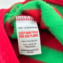 Load image into Gallery viewer, Unisex Matalan, fleece Christmas elf hat, EUC, size 1-2,  