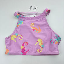 Load image into Gallery viewer, Girls Cotton On, high-neck bikini, seahorses, NEW, size 8,  