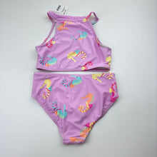 Load image into Gallery viewer, Girls Cotton On, high-neck bikini, seahorses, NEW, size 8,  