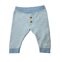 Load image into Gallery viewer, Unisex Sprout, knitted cotton leggings / bottoms, GUC, size 000,  