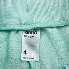 Load image into Gallery viewer, Girls Anko, fleece lined track pants, elasticated, Inside leg: 38cm, FUC, size 4,  