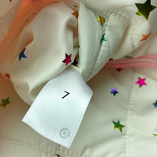 Load image into Gallery viewer, Girls Target, reversible pink / metallic stars puffer vest, EUC, size 7,  