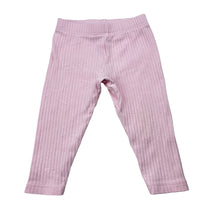Load image into Gallery viewer, Girls Dymples, pink ribbed leggings / bottoms, EUC, size 00,  