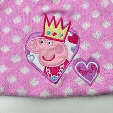 Load image into Gallery viewer, Girls Peppa Pig, knitted hat / beanie, GUC, size 4-6,  