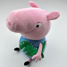 Load image into Gallery viewer, Toys Peppa Pig, George Dinosaur TY Beanie, 28cm soft toy, GUC,