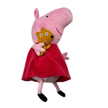Load image into Gallery viewer, Toys Peppa Pig, Peppa &amp; Teddy TY Beanie, 28cm soft toy, GUC,
