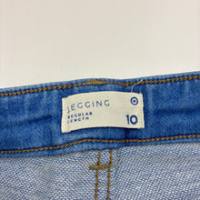 Load image into Gallery viewer, Girls Target, stretch denim leggings / jeggings, elasticated, Inside leg: 58.5cm, GUC, size 10,  