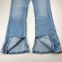 Load image into Gallery viewer, Girls Zara, stretch denim jeans, adjustable, Inside leg: 65cm, FUC, size 11-12,  