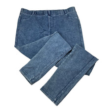 Load image into Gallery viewer, Girls Mango, stretch denim leggings / jeggings, elasticated, Inside leg: 70cm, FUC, size 16,  