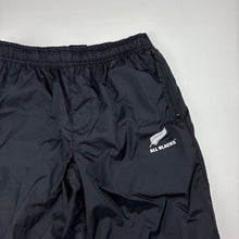 Load image into Gallery viewer, Boys ALL BLACKS, lightweight track pants, elasticated, Inside leg: 39.5cm, GUC, size 4,  