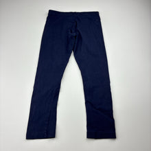 Load image into Gallery viewer, Girls Target, navy leggings, elasticated, Inside leg: 39cm, GUC, size 5,  