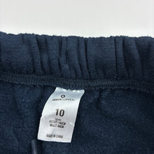 Load image into Gallery viewer, Boys Urban Supply, navy fleece lined track pants, Inside leg: 62cm, FUC, size 10,  