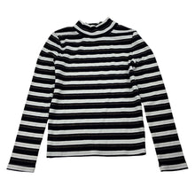 Load image into Gallery viewer, Girls Eve's Sister, ribbed long sleeve top, no size, armpit to armpit: 29cm, shoulder to cuff: 41cm, light marks lower back, FUC, size 6,  