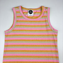 Load image into Gallery viewer, Girls Eve Girl, striped ribbed casual dress, EUC, size 16, L: 84cm