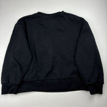 Load image into Gallery viewer, Girls WICKED, fleece lined cropped sleeve sweater / jumper, shoulder to cuff: 40cm, EUC, size 14,  