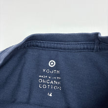 Load image into Gallery viewer, Boys Target, blue organic cotton tee / top, GUC, size 14,  