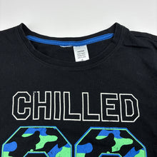 Load image into Gallery viewer, Boys black, cotton pyjama tee / top, GUC, size 14,  