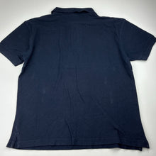 Load image into Gallery viewer, Mens JHK, navy cotton polo shirt top, armpit to armpit: 48cm, GUC, size XS,  