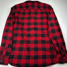 Load image into Gallery viewer, Mens Uniqlo, checked flannel cotton long sleeve shirt, armpit to armpit: 50cm, shoulder to cuff: 58cm, EUC, size XS,  