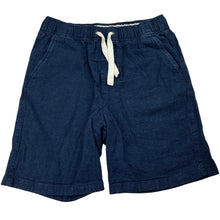 Load image into Gallery viewer, Boys Anko, blue linen / cotton shorts, elasticated, FUC, size 14,  
