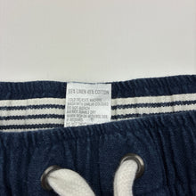 Load image into Gallery viewer, Boys Anko, blue linen / cotton shorts, elasticated, FUC, size 14,  