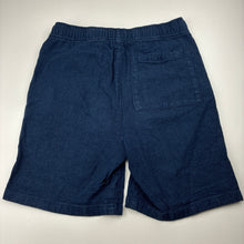 Load image into Gallery viewer, Boys Anko, blue linen / cotton shorts, elasticated, FUC, size 14,  