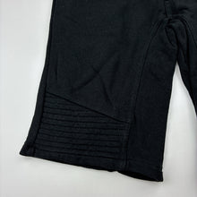 Load image into Gallery viewer, Boys Anko, black cotton casual shorts, elasticated, GUC, size 16,  