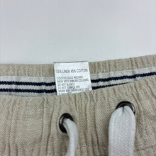 Load image into Gallery viewer, Boys Anko, linen / cotton shorts, elasticated, GUC, size 14,  