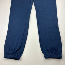 Load image into Gallery viewer, Girls Anko, navy fleece lined track pants, Inside leg: 63cm, GUC, size 12,  
