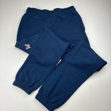 Load image into Gallery viewer, Girls Anko, navy fleece lined track pants, Inside leg: 63cm, GUC, size 12,  