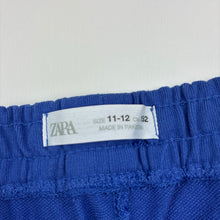 Load image into Gallery viewer, Boys Zara, blue casual shorts, elasticated, GUC, size 11-12,  