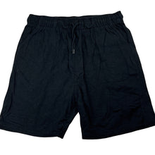 Load image into Gallery viewer, Unisex Anko, black cotton shorts, elasticated, EUC, size 16,  