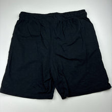 Load image into Gallery viewer, Unisex Anko, black cotton shorts, elasticated, EUC, size 16,  
