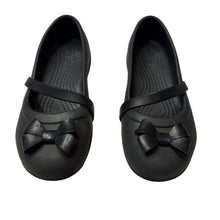 Load image into Gallery viewer, Shoes Crocs, black ballet flat shoes, US 1, GUC, size 1,  