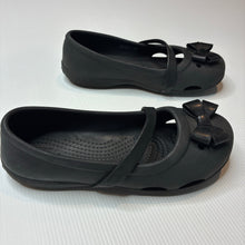 Load image into Gallery viewer, Shoes Crocs, black ballet flat shoes, US 1, GUC, size 1,  
